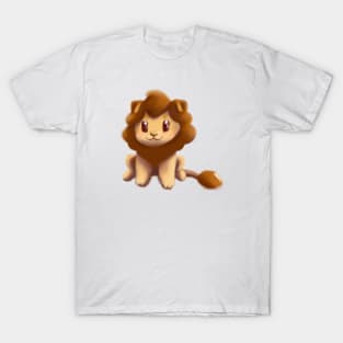 Cute Lion Drawing T-Shirt